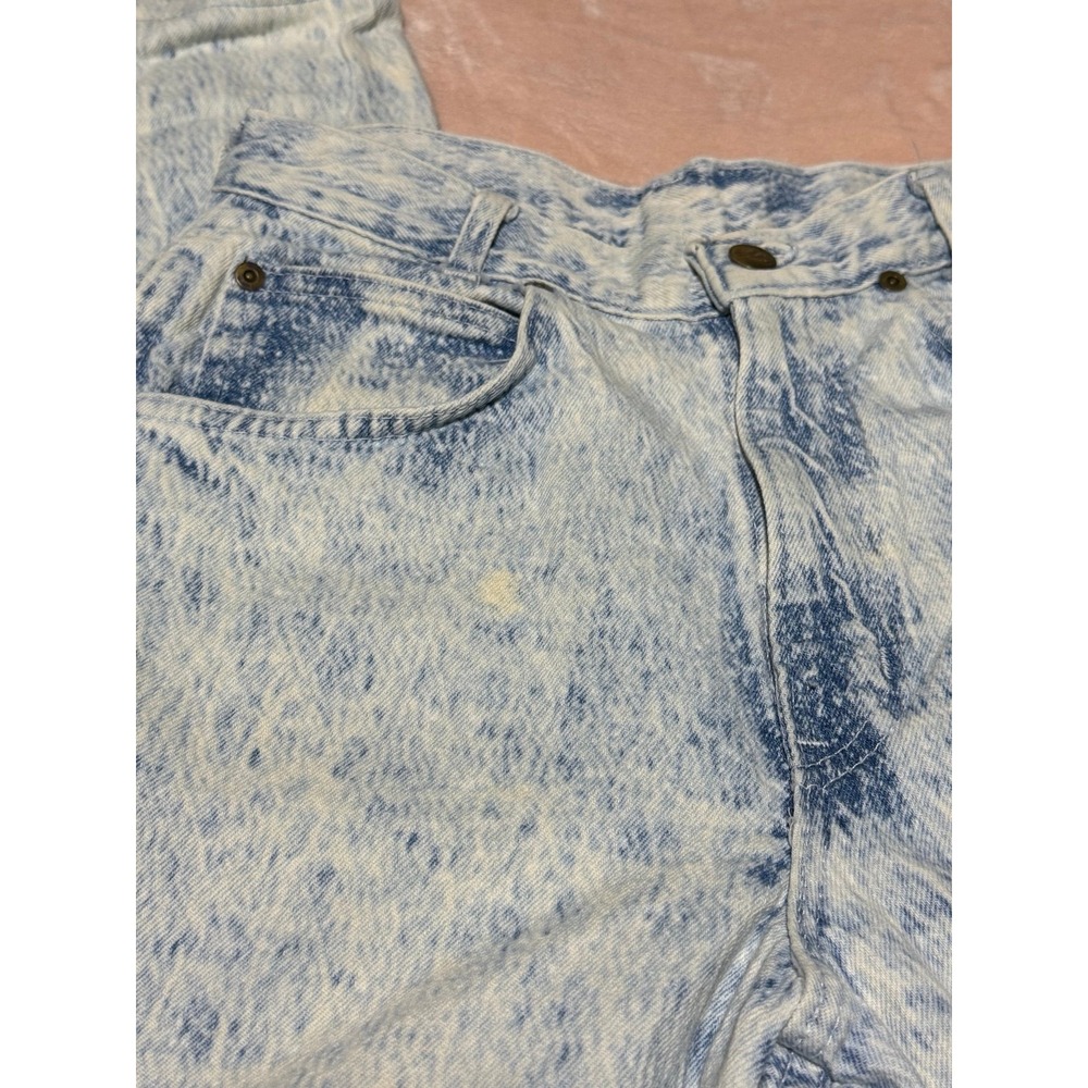 Vintage 90's Chic Womens Blue Acid Wash High Waist Jeans Size 8 pet Made in USA - Picture 3 of 11